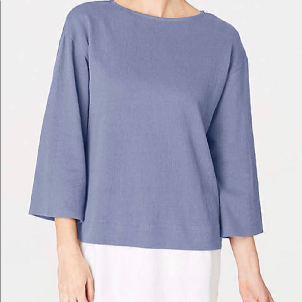 J.Jill Pure Jill Crinkled Layered Top